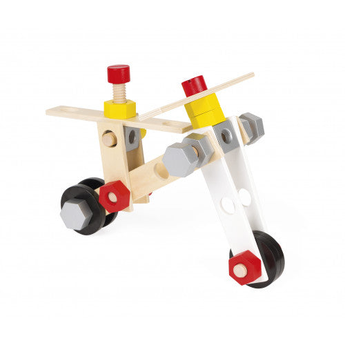 Janod - BricoKids DIY Barrel (100pc) - Earth Toys