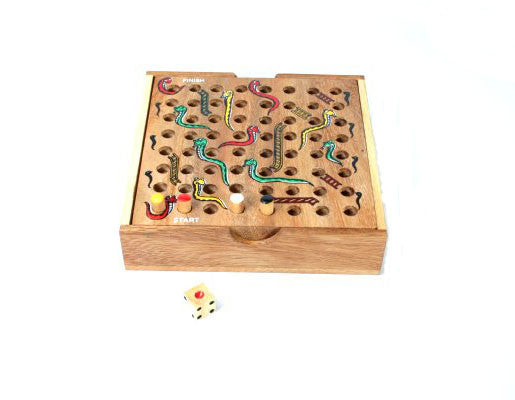 Wooden Snakes and Ladders - Earth Toys