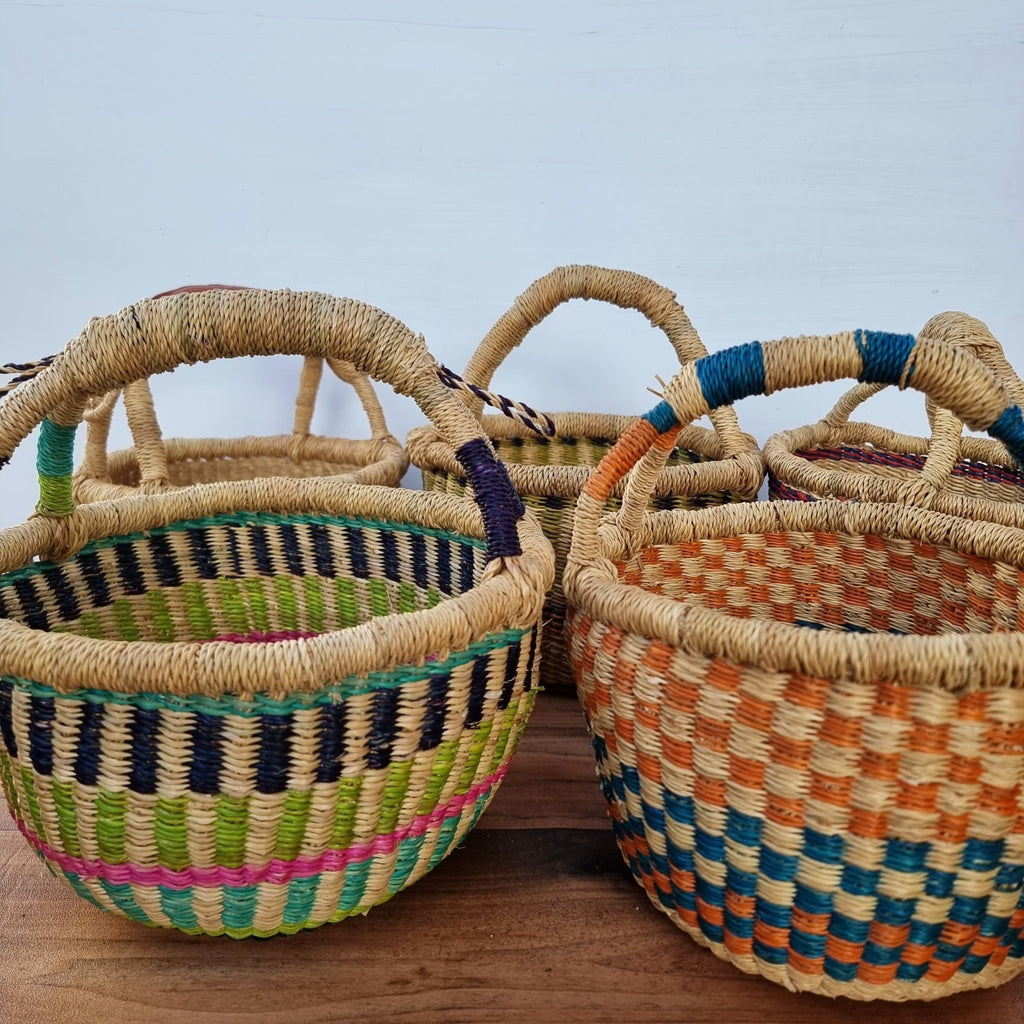 woodland toned bolga baskets for sale at earth toys