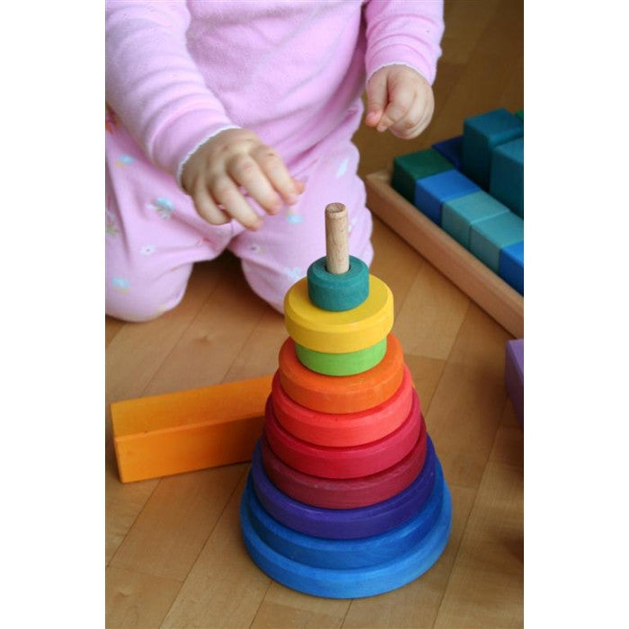 Wooden Stacking Tower - Earth Toys - 4