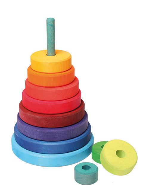 Wooden Stacking Tower - Earth Toys - 1