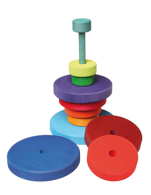 Wooden Stacking Tower - Earth Toys - 2