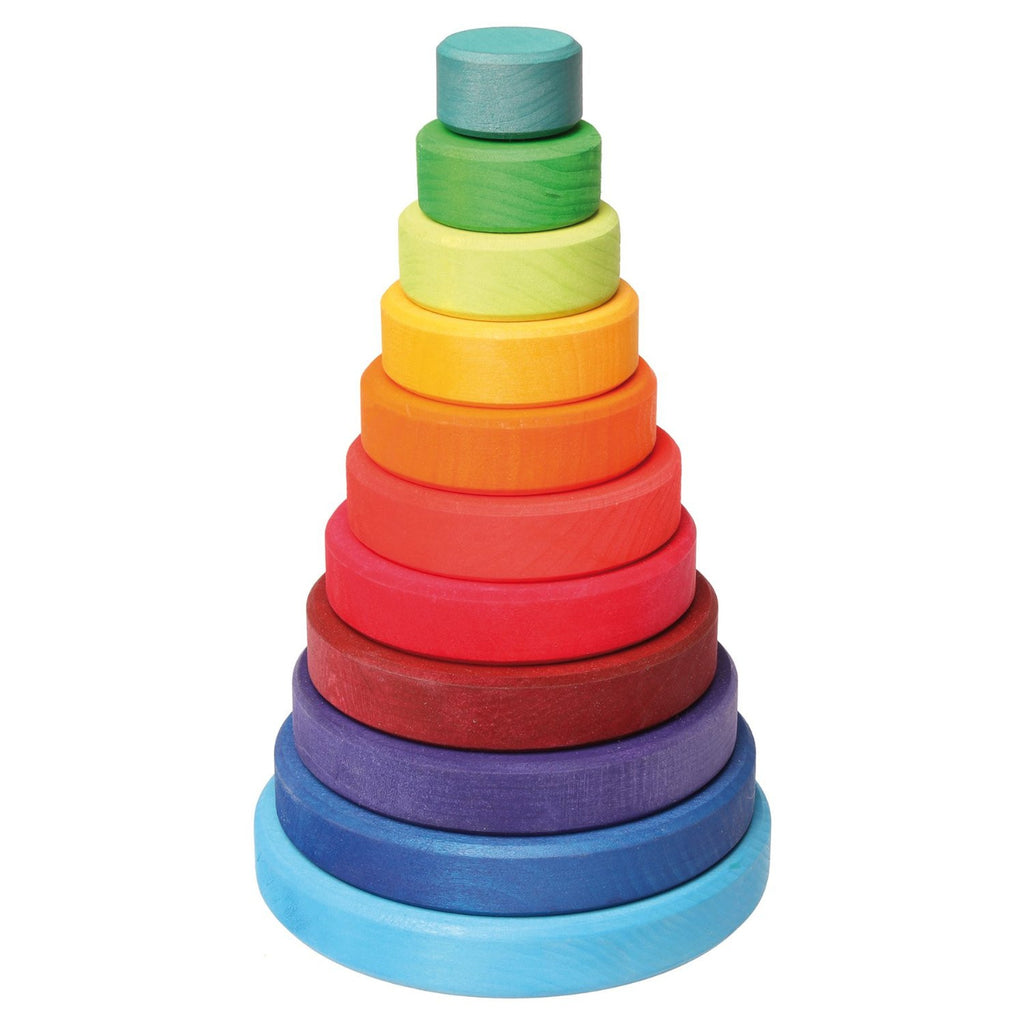 Wooden Stacking Tower - Earth Toys - 5