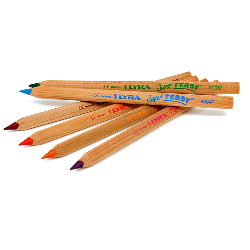 Lyra Super Ferby Nature Pkt of 12 Pencils - Earth Toys - 1