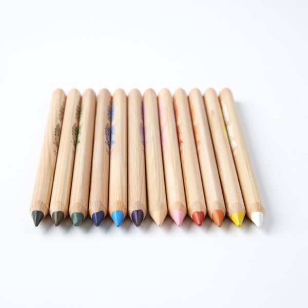 Lyra Super Ferby Nature Pkt of 12 Pencils - Earth Toys - 3
