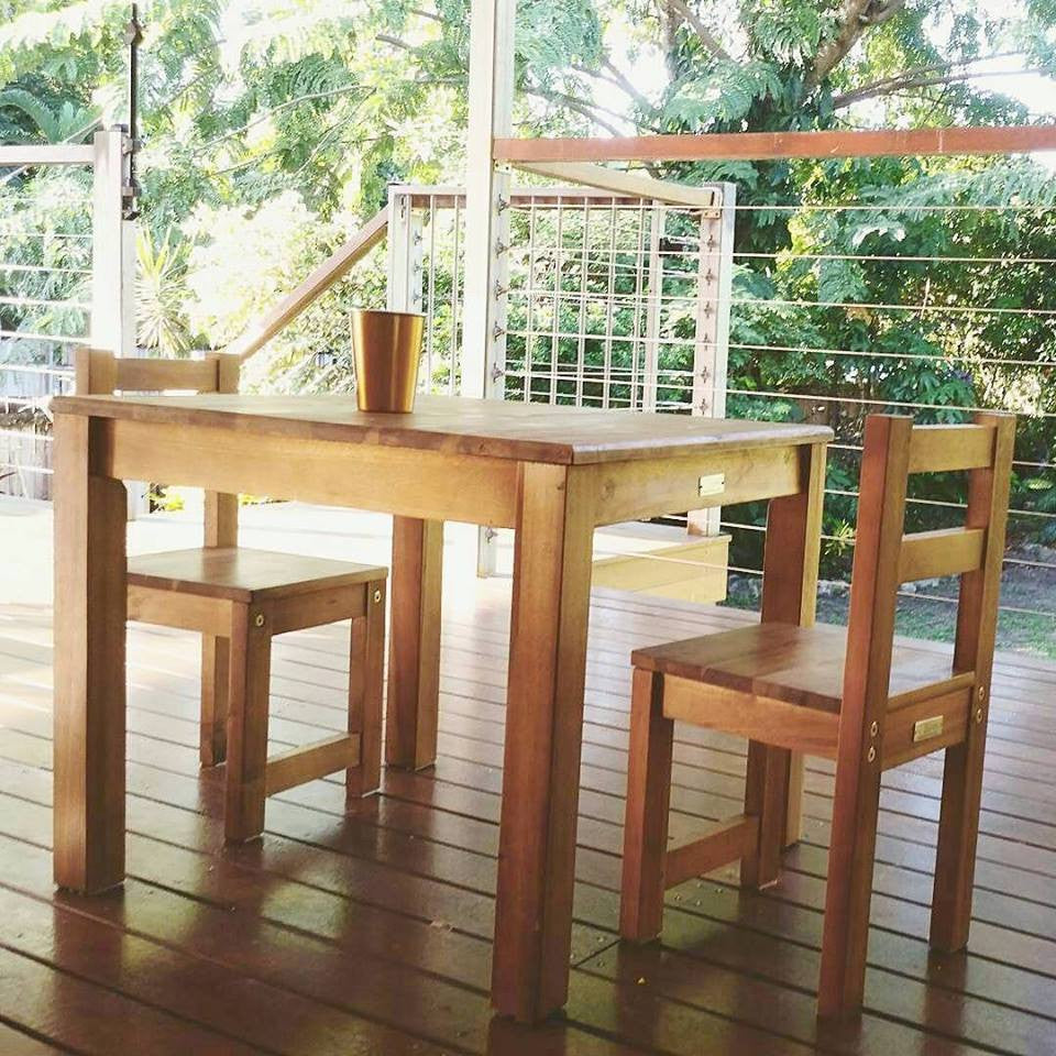 Wooden Table and Chairs - Earth Toys