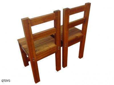Extra Wooden Acacia Standard Chair - Earth Toys - 3