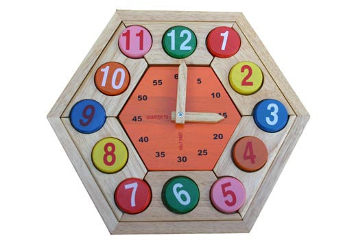 Clock Puzzle - Earth Toys - 1